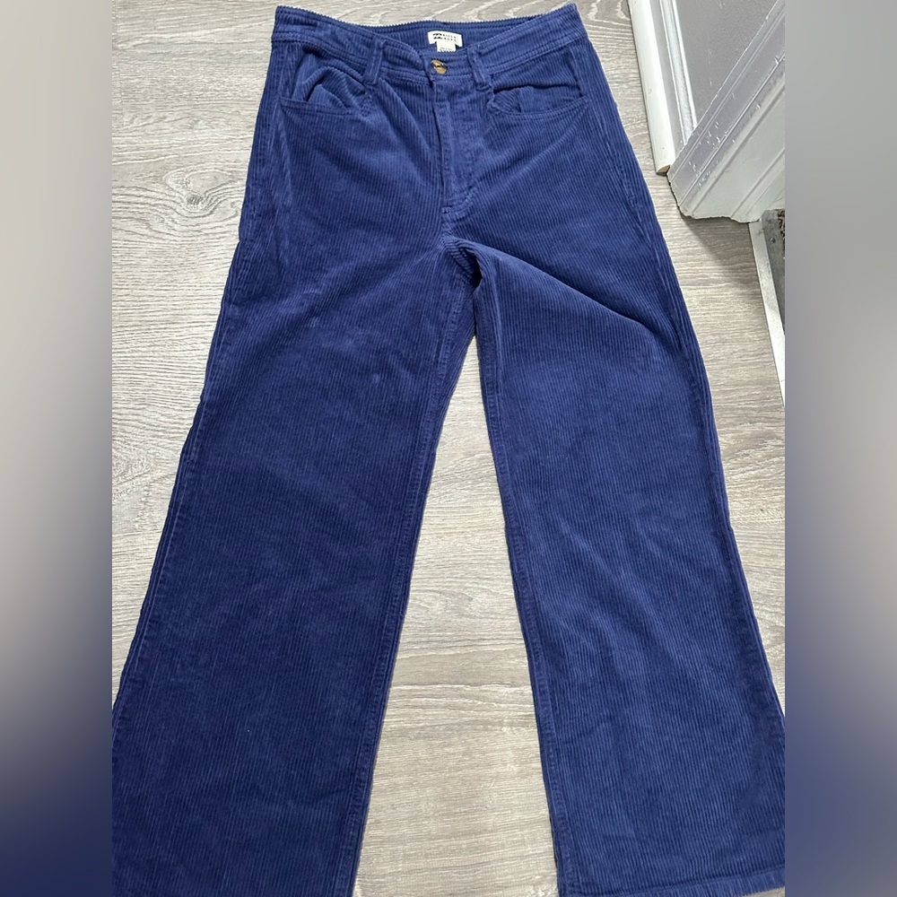 Billabong Blue Corduroy Pants